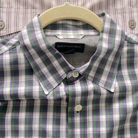 Banana Republic Button Down Shirts Set Bundle of 2 - Picture 6 of 10
